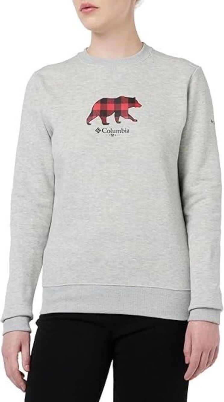 Women's Hart Mountain™ II Graphic Crew Sweatshirt Grey New Size M #558